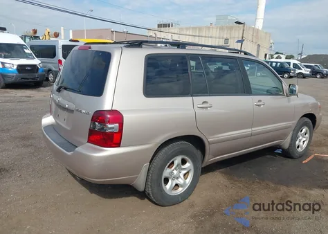 2005 Toyota Highlander from USA, damaged, VIN JTEGD21A350108511